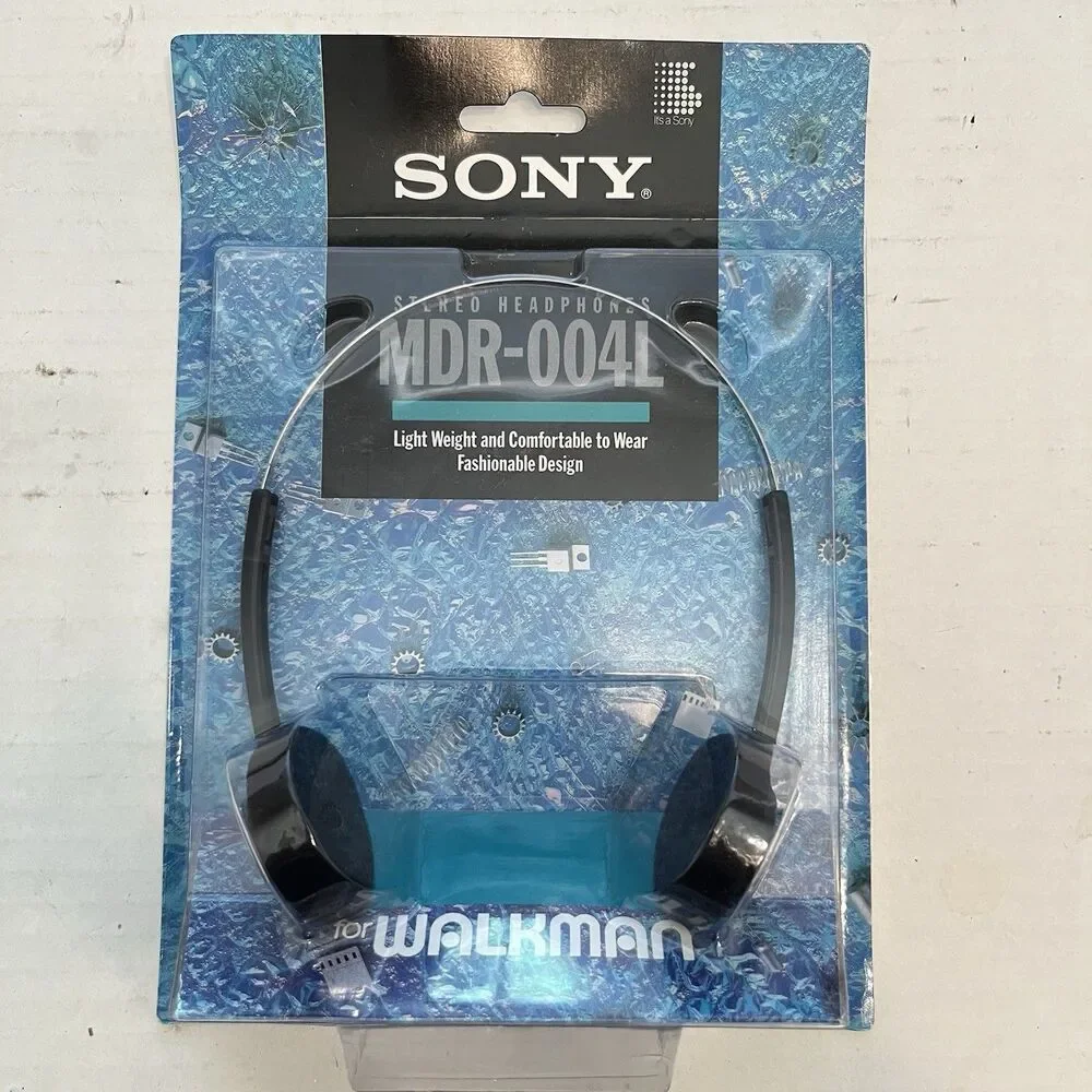 Sony Walkman Stereo Headphones MDR-004L NEW